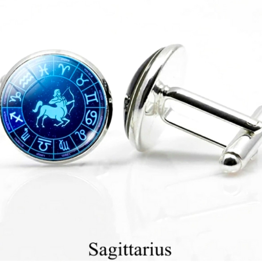🏹 Astrology Cufflinks- Sagittarius